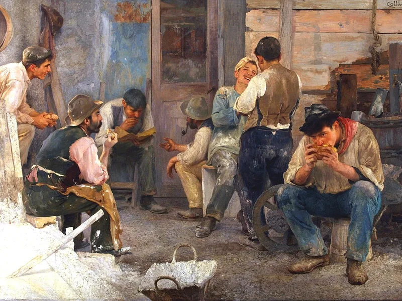 1869-Pío Collivadino - Ora di pranzo